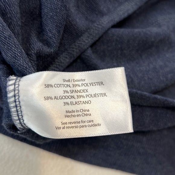 Wildfox "Social" Sweatshirt Blue Super Soft Sz L - Picture 9 of 11